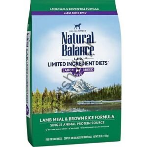 Natural Balance Lamb Meal n Brown Rice for Large Breed Dogs