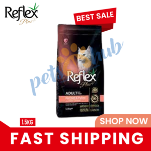 Reflex Plus Adult Cat Food Hairball & Indoor – 1.5 Kg