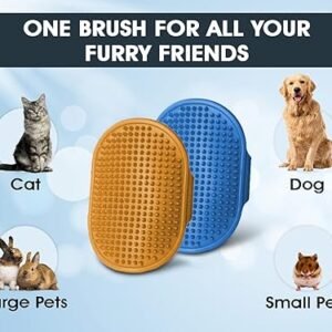 Rubber Bathing Brush High Quality for Dogs and Cats