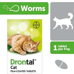 Drontal Deworming Tablets for Cat