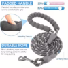 Dog Round Rope Leash with Imported Rubber Handle