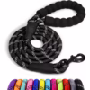 Dog Round Rope Leash with Imported Rubber Handle