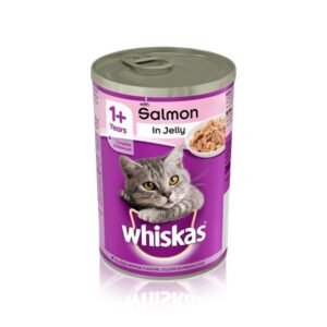 Whiskas Tin Salmon In Jelly 390gm