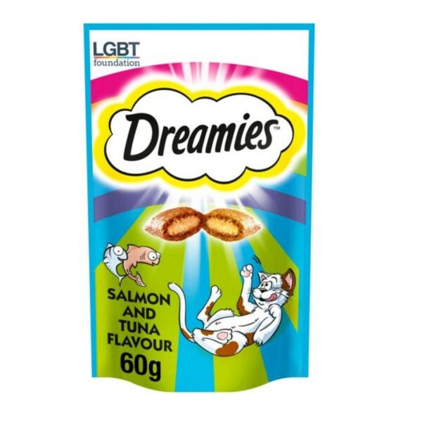 Dreamies Cat Treats With Salmon and Tune Flavour 60 Gram