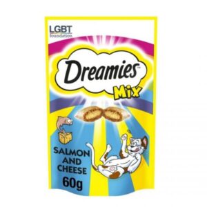 Dreamies Cat Treats with Salmon and Cheese 60G