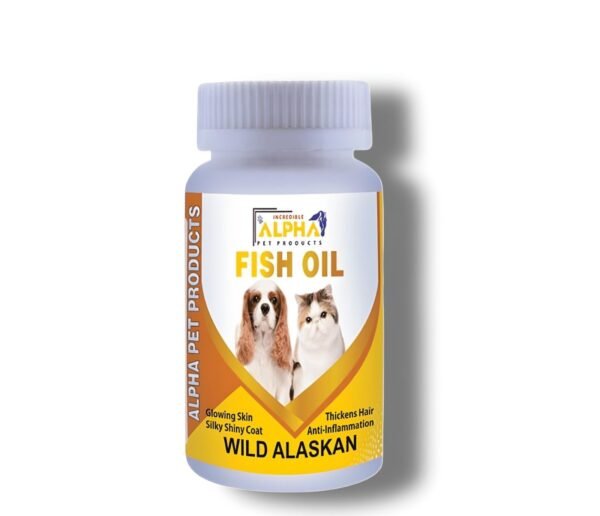 Wild Alaskan Salmon Fish Oil for Dogs and Cats