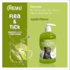 Remu Dog Groomer Shampoo Flea & Tick with Conditioner – Apple