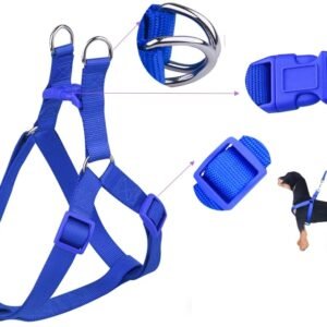 Dog Nylon Body Harness With Leash Strap Belt