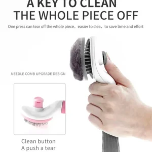 Self Cleaning Grooming Brush for Cats and Dogs