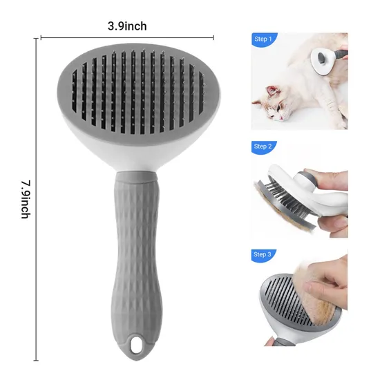 Self Cleaning Grooming Brush for Cats and Dogs