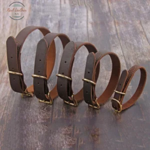 Dog Leather Collar