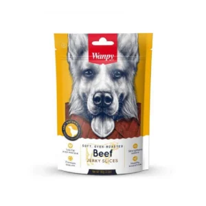 Wanpy Beef Jerky Slices Dog Treat – 100 Gram