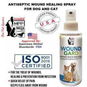Wound Guard Antiseptic Pain Killer Spray For Dog and Cat