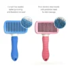 Pet Grooming Tool Self Cleaning Slicker Brush For Dogs And Cats