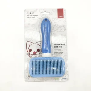 Pet Grooming Tool Self Cleaning Slicker Brush For Dogs And Cats