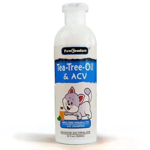 PawComfort Tea Tree Oil and ACV Shampoo For Cats