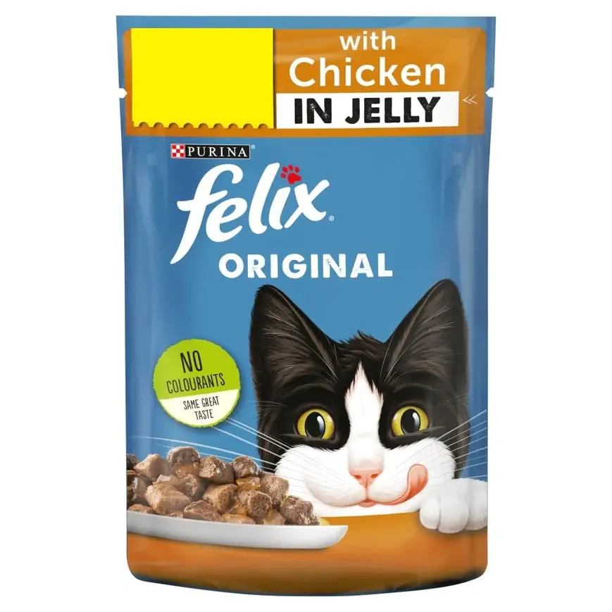 Felix Cat Food Jelly Pouch Chicken