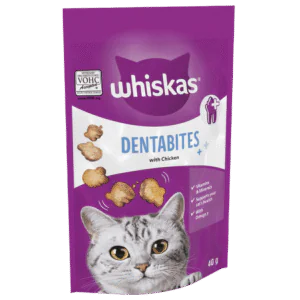 Whiskas DentaBites Cat Treats With Chicken – 40 Gram