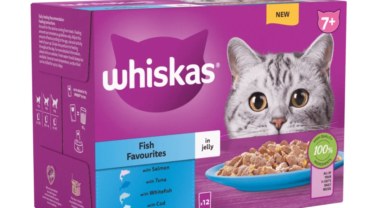 Whiskas cat food jelly clearance