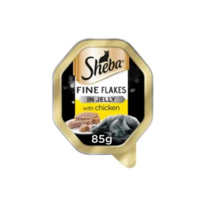 Sheba Fine Flakes Tray In Jelly With Chicken