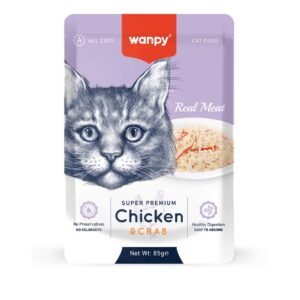 Wanpy Real Meat Fillet in Jelly Chicken & Crab