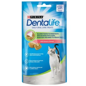 Purina DentaLife Savory Salmon Flavor Dental Cat Treats