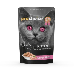 Prochoice Chicken and Liver in Jelly For Kittens – 85 Gram