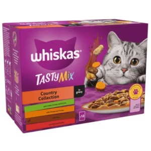 Whiskas Country Collection in Gravy 1+ Adult Wet Cat Food