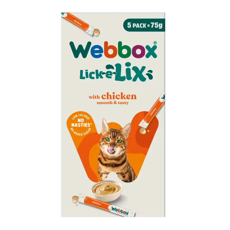 Webbox Lick-e-Lix Creamy Chicken Cat Treats