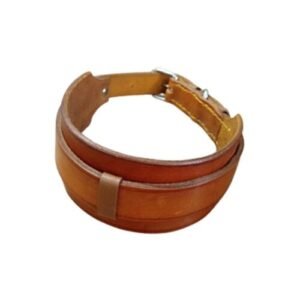 Wide Handmade Leather Dog Collar