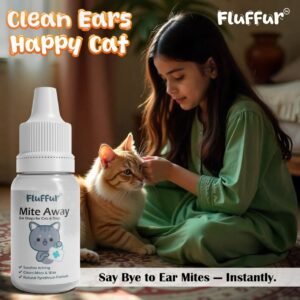 Alternative view of Fluffur Mite Away Ear Mite Drops for Cats & Dogs 15ml