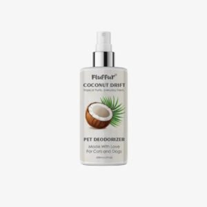 Fluffur Pet Deodorizing Spray – Coconut Drift Freshness – 200 ml
