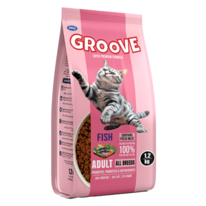 Groove Cat Food – Fish Flavor – 1.2 KG