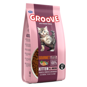 Groove Kitten Food – Gourmet Flavor – 1.2 KG