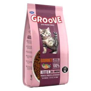 Groove Kitten Food – Gourmet Flavor – 1.2 KG