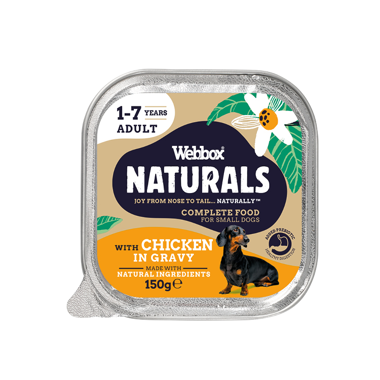 Webbox Naturals Chicken in Gravy Wet Dog Food 150g