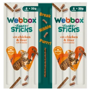 Webbox Tasty Sticks Chicken & Liver Cat Treats