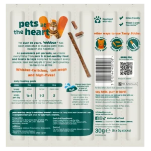 Webbox Tasty Sticks Chicken & Liver Cat Treats