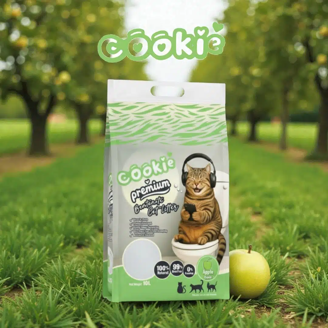 Cookie Premium Bentonite Cat Litter Apple