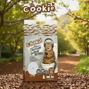 Cookie Premium Bentonite Cat Litter Cofee