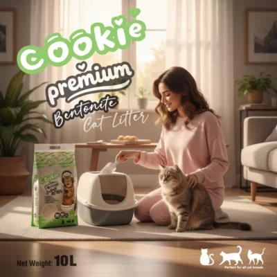 cookie premium bentonite cat litter