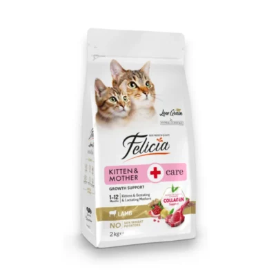 Felicia Kitten & Mother Care Cat Food with Lamb