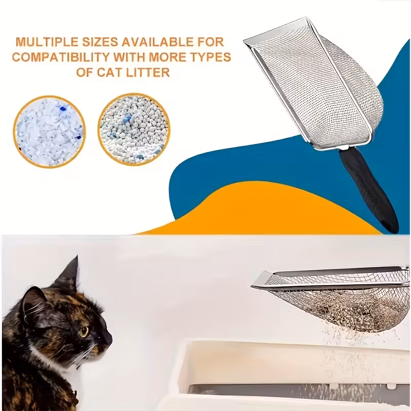 Stainless Steel Cat Litter Scoop