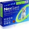 NexGard Spectra Medium Dog Tablets 7.5–15 kg – Monthly Chewable for Fleas, Ticks, Heartworm & Intestinal Worms